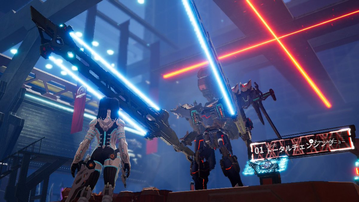 無塔電火 デンカ デモンエクスマキナ Daemonxmachina Nintendoswitch リベリオンの設計図落ちたから作ってみたけど馬鹿みたいにデカくて草 これがギガントクラスか