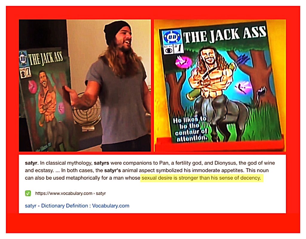 itwaschris's tweet photo. Aqualung loves his #BBcomics ? Loving that CBS depicting him as a Satyr goes right over his stupid head. #BigBrother #BigBrother21 #BBLF #BB21 #BB21Jack https://t.co/WdtvbKOFOx