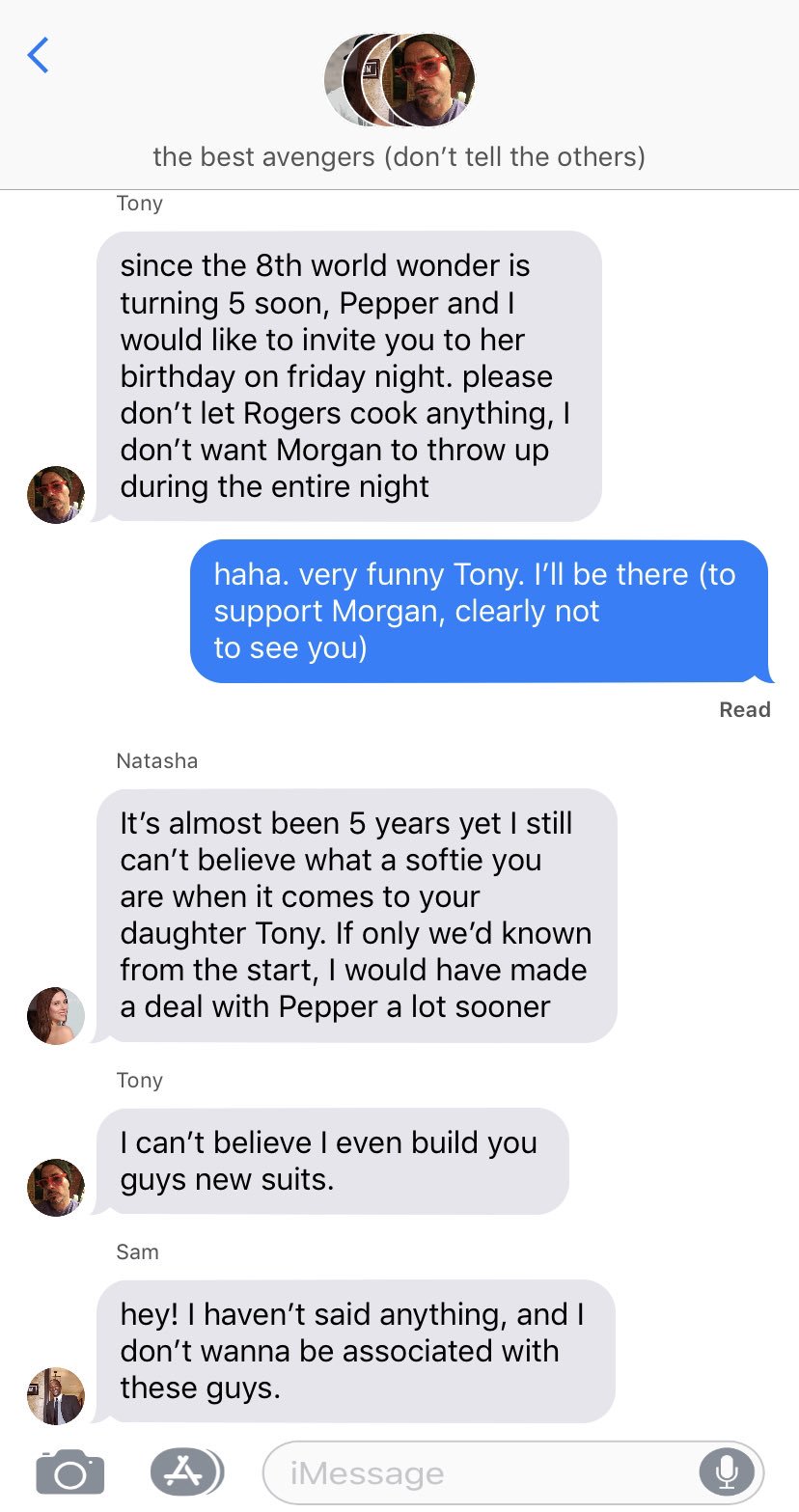 Avenger group chat