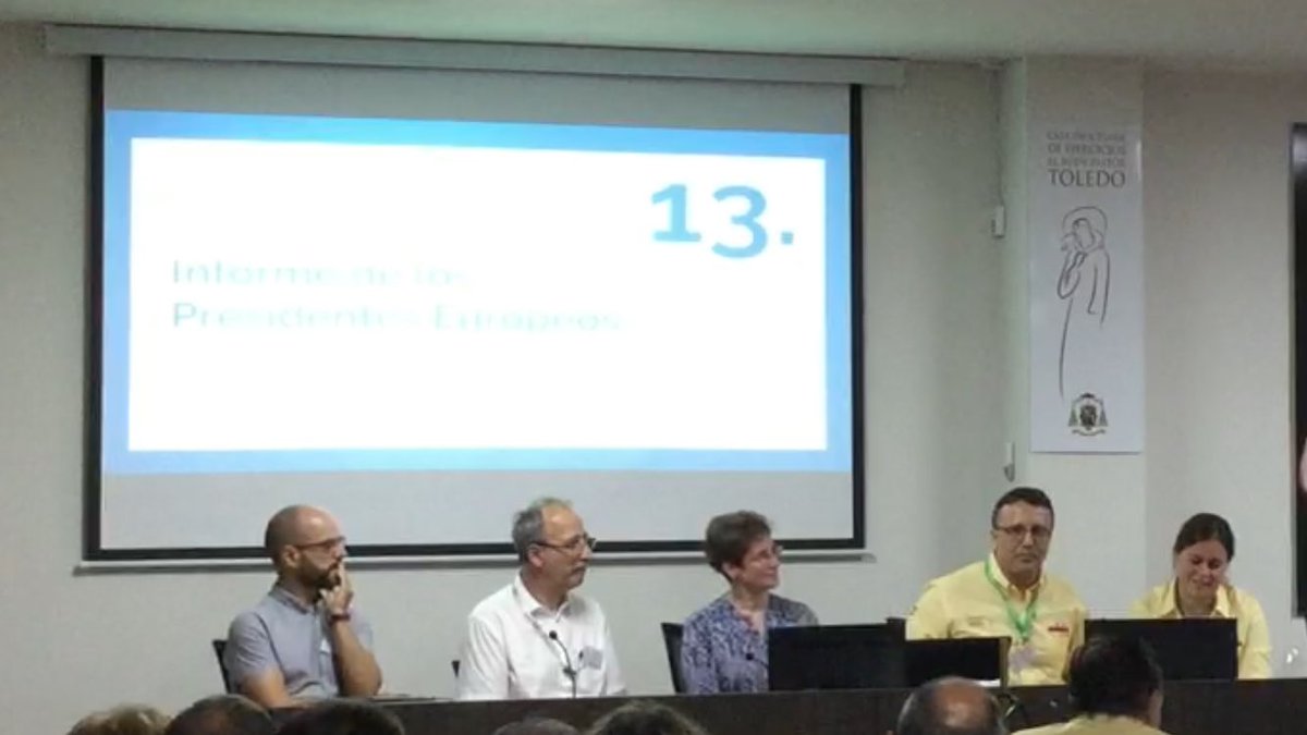 MfcZona's tweet photo. Asamblea Nacional del Movimiento Familiar Cristiano #MFC este fin de semana en #Toledo, con la asistencia de los Presidentes Europeos, Balazs y Krisztina de Hungría.Vídeo-testimonio de la XVI Asamblea Mundial de la #CIMFC celebrada en México en julio 2019: https://t.co/7xYXdlf799 https://t.co/eiYu4pFx9p