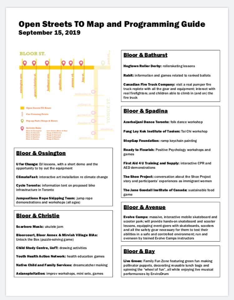 Find us at Bloor &amp; Bathurst #OpenStreetsTO tomorrow 10am-2pm 
📣 Ask us about #rollerderby
Ask us about #referee #training
Ask us about our #juniorprogram 
Ask us about #fitness 
Ask us about the #friendships
Try on #rollerskates &amp; mini #lesson (limited size &amp; qty)
#sunday