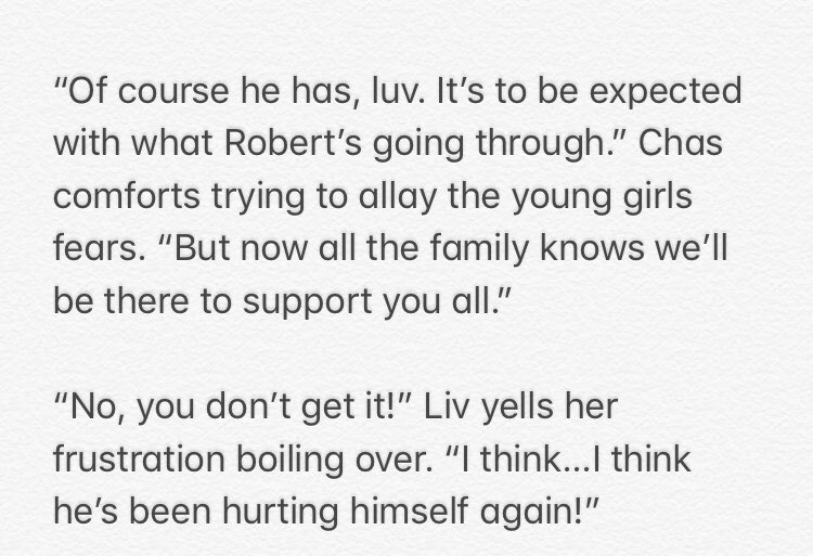 brokenspell77's tweet photo. #FallingToPieces Chapter 7 sneak peek!
#Robron #RobronFanfic https://t.co/YF2H1OXC5B