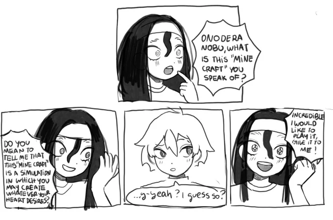 nobu finds a minecraft buddy 