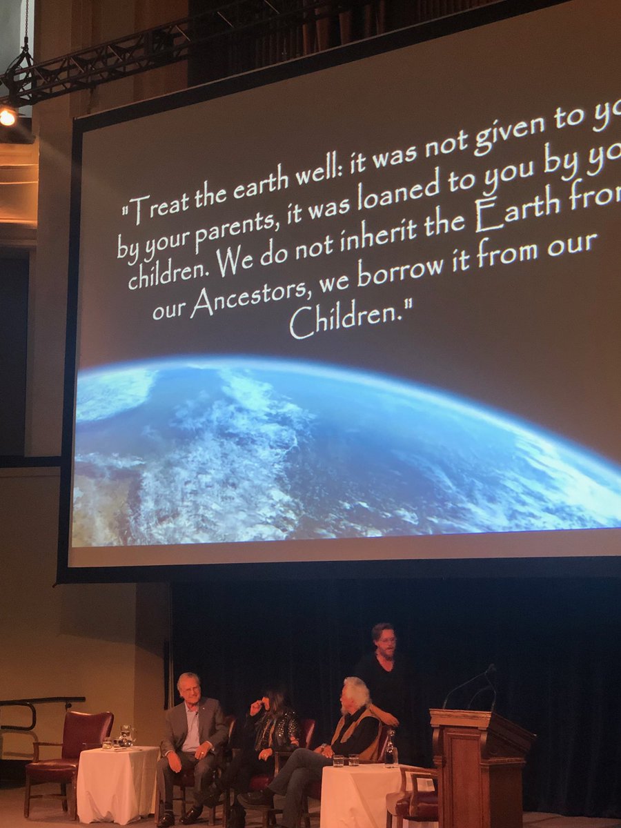 #ClimateCrisis -with Suzuki, Lewis & Buffy St Marie at Con Hall-building commitment locally and globally- we have to fix this. ⁦@OISEese⁩ ⁦@CTLOISE⁩