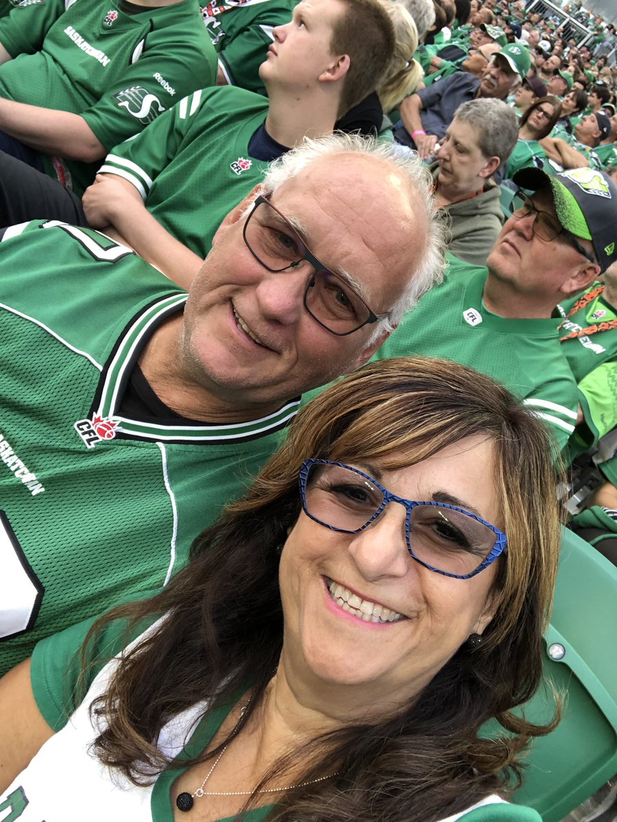 carmmichalenko's tweet photo. @sskroughriders first time in amazing stadium! #riderslive #riderflo dance team https://t.co/dl6v7xCy36