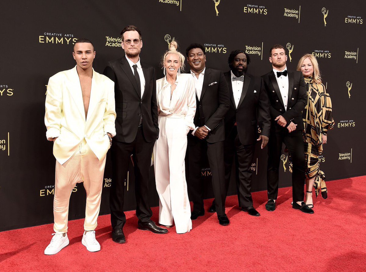 Equipe de Beyoncé responsável pela produção do ‘HOMECOMING’ no red carpet do #CreativeArtsEmmys. #EMMYs