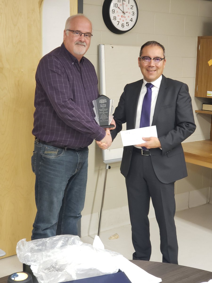 At our AGM we said good bye to our longest standing director Gord Martell. Thank you for all your service.