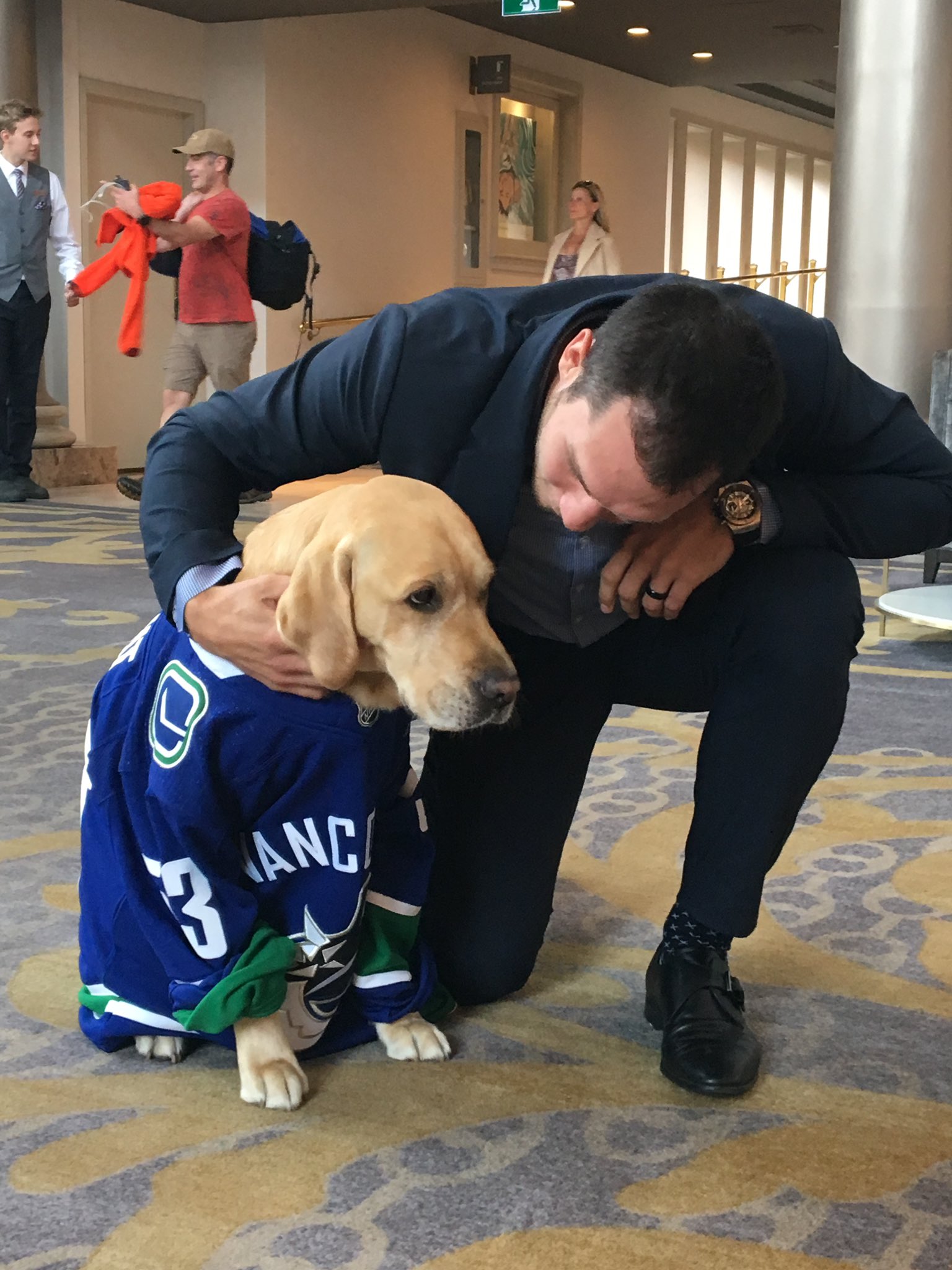 canucks dog jersey