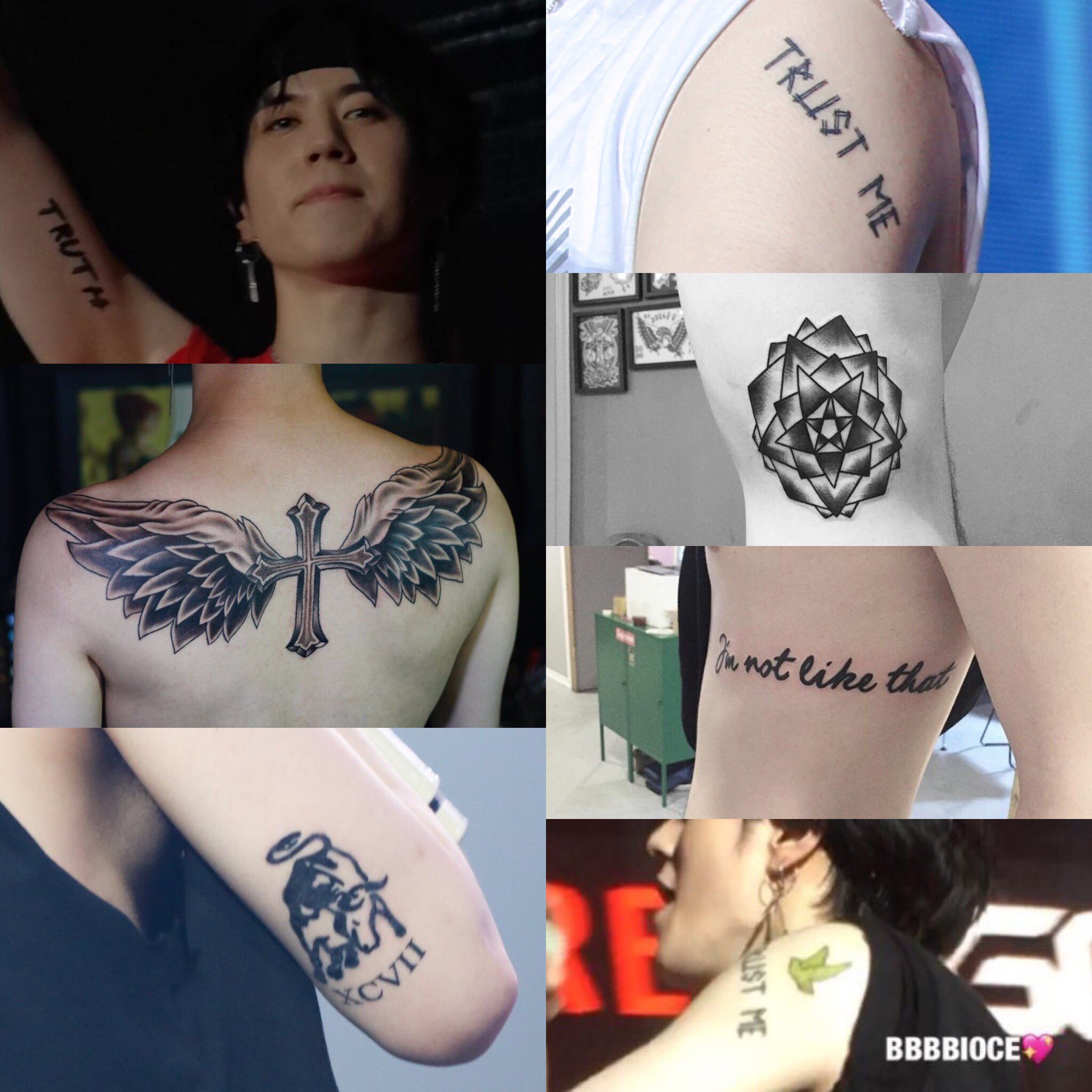 “pick one: tattoo 

#GOT7 @GOT7Official” .