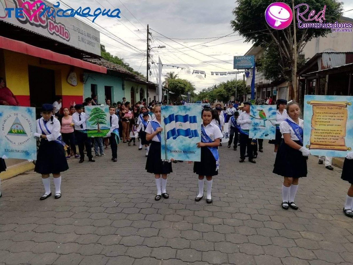 redcatarina's tweet photo. #SeptiembreVictorioso | A 163 años de la gesta heroica de la Batalla de San Jacinto estudiantes del municipio de #Catarina participaron del Desfile Patrio 2019. 🇳🇮
#PatriaParaTodos
#TeAmoNicaragua https://t.co/8h2rBuYJs0