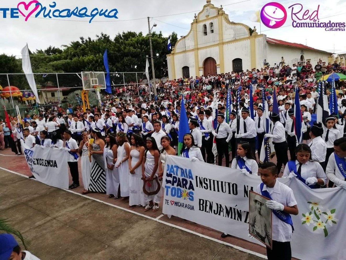redcatarina's tweet photo. #SeptiembreVictorioso | A 163 años de la gesta heroica de la Batalla de San Jacinto estudiantes del municipio de #Catarina participaron del Desfile Patrio 2019. 🇳🇮
#PatriaParaTodos
#TeAmoNicaragua https://t.co/8h2rBuYJs0