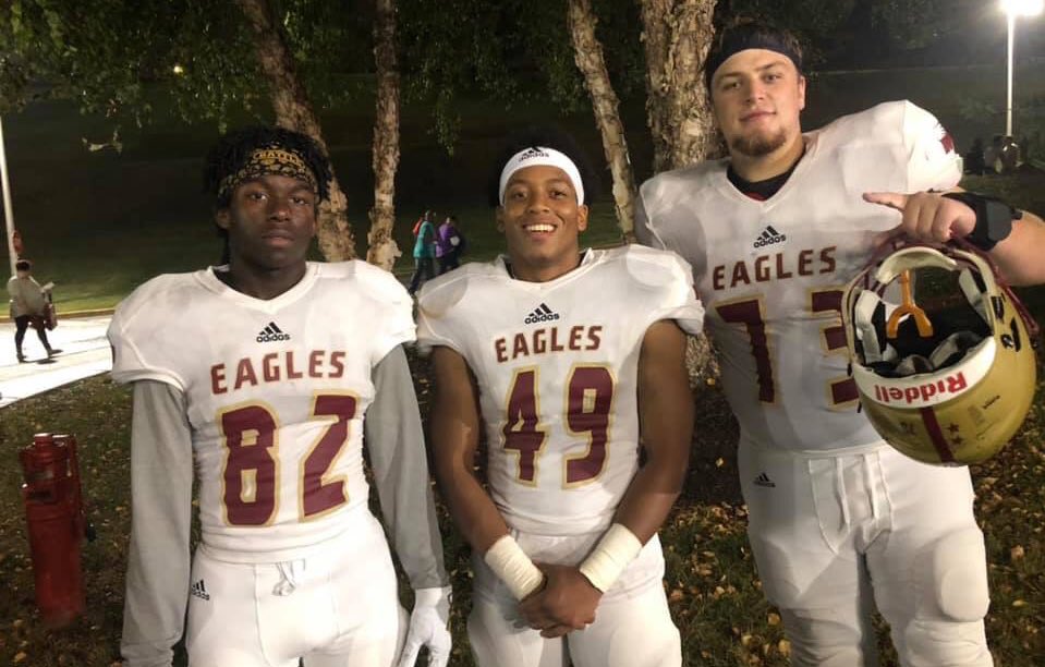 These 3 from the Class of ‘18 had a big win over Stevenson College tonight with the Bridgewater Eagles football team!  Make us proud, Derrick, Steven and Matt! #SpartanAlumni @thereal703steve <a href="/Matt_J32/">Matt Jojokian</a> <a href="/BH2OFootball/">Bridgewater Football</a> <a href="/WS_Football/">Spartan Football</a>
