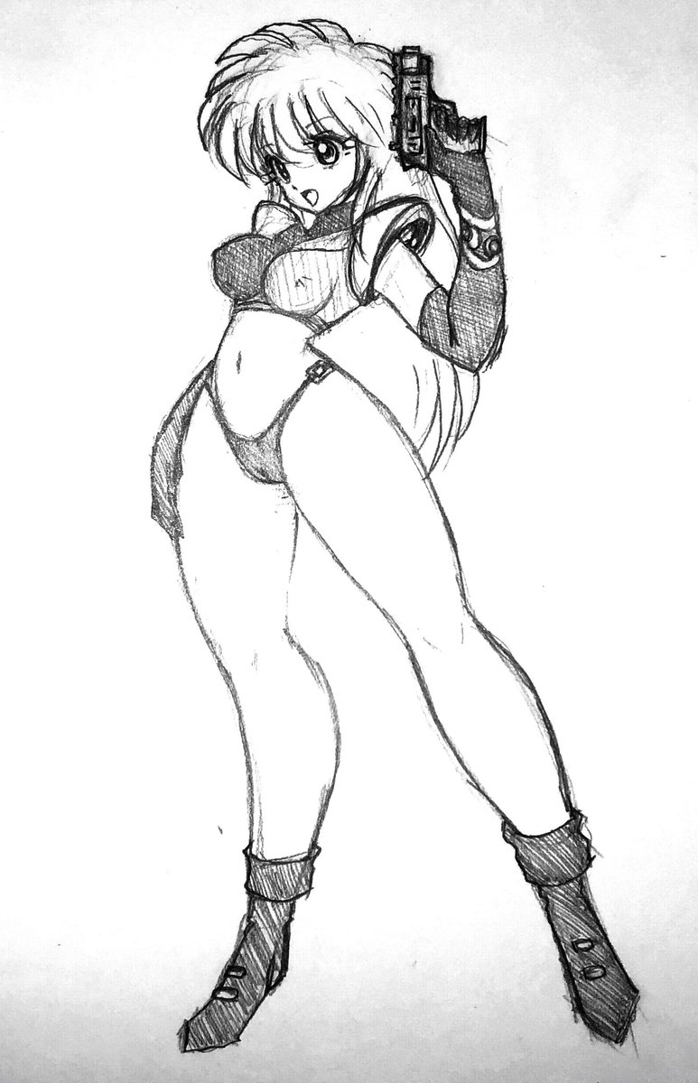 Unknown なんとなく落書き アルファのクリス アルファ A ビキニアーマー