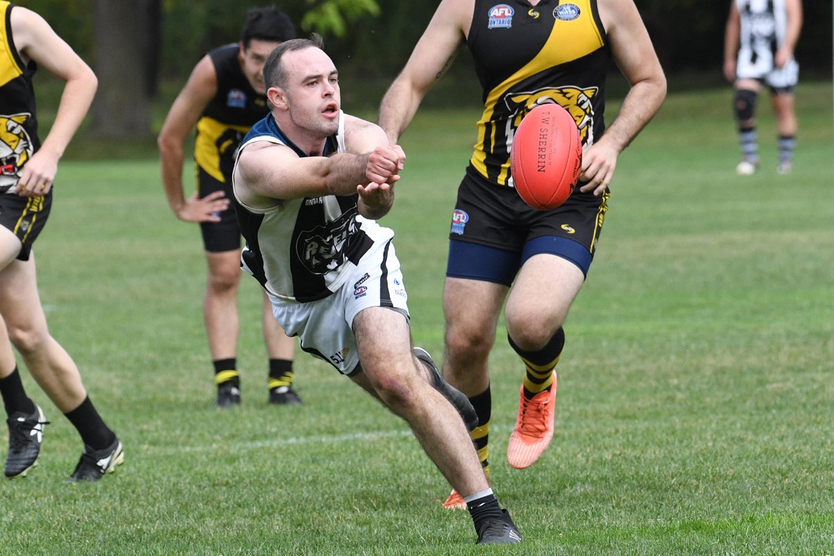AflOntarioPhoto's tweet photo. The photos from todays Preliminary Final between the Rebels and Wildcats have been posted: https://t.co/Tvy00vZwuA https://t.co/Zz4ZcPP12l