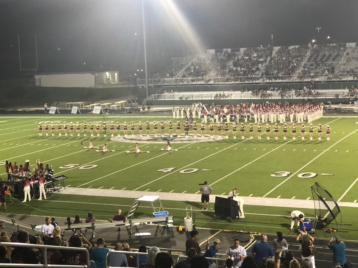 Joshuaharriman's tweet photo. Awesome halftime show ⁦@KC_Band⁩ ⁦@centraldancers⁩ !!! https://t.co/bjxCEsV0Ja