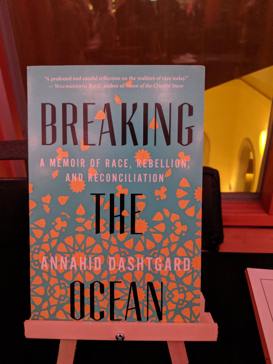MsABahri's tweet photo. Last night I had the pleasure of attending a Q&amp;A with the remarkable Canadian author @annahid moderated by @DevyaniSaltzman about her book Breaking the Ocean - A memoir of race, rebellious and reconciliation! Can't wait to read this book! #racism #systematicdiscrimination https://t.co/6Hfgl8ZDES