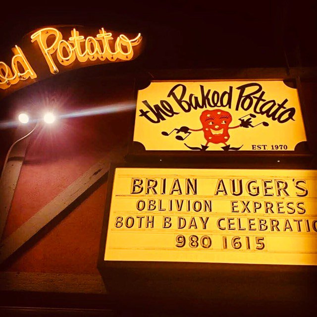 MIHollywood's tweet photo. Head out tonight to the @BakedPotatoJazz and see MI’s own #nickkellie with #brianauger’s #oblivionexpress! https://t.co/1mKrngwvAK