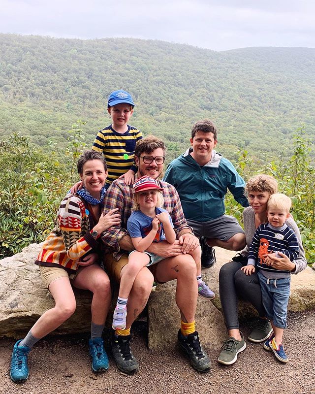 bryansheffield's tweet photo. Mountaintop hangs today with a woman I went to high school with and a woman I went to college with and a man I’ve rode bicycles with in our nations capitol Washington DC and all of our children that are handsome and loved and well-fed on snacks and liter… https://t.co/hXO3MM0iBC https://t.co/GnjAOCb2wN