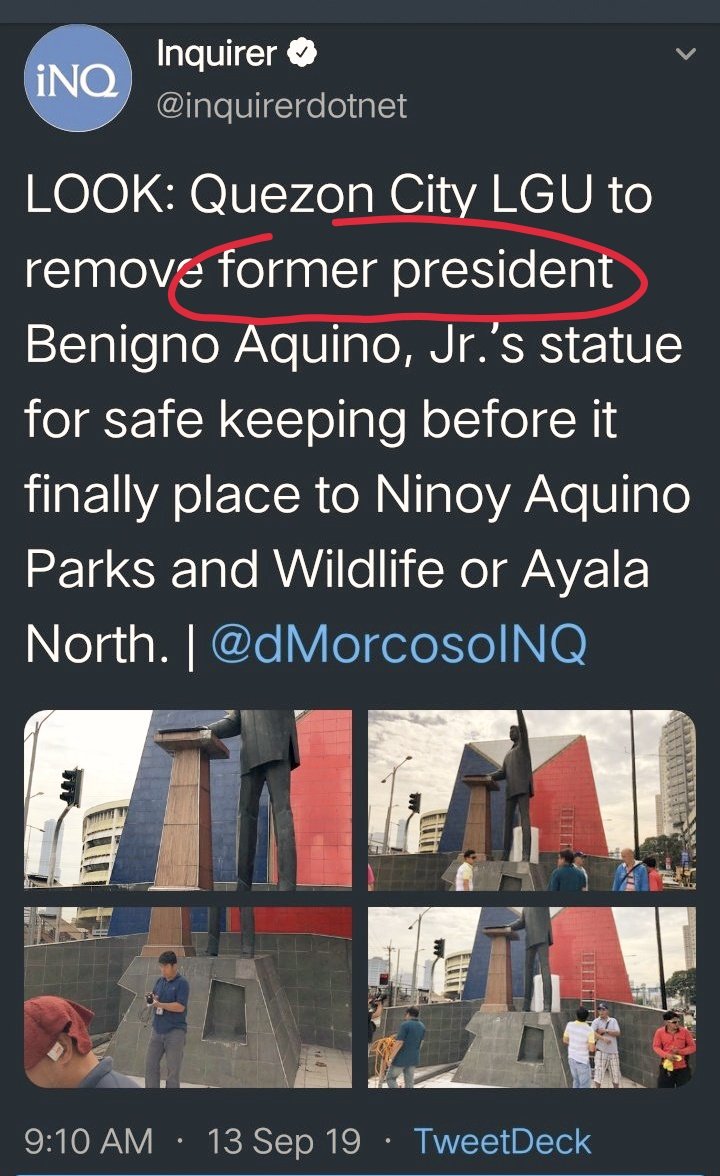 Pinoytapsilog On Twitter Since When Did BENIGNO AQUINO JR Become The Philippines former 