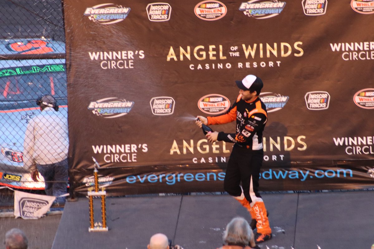 #ChampionshipNight - Tyler Tanner wins the race and the 2019 State Championship, 2019 Track Championship, and the 2019 Bud Crown Series.