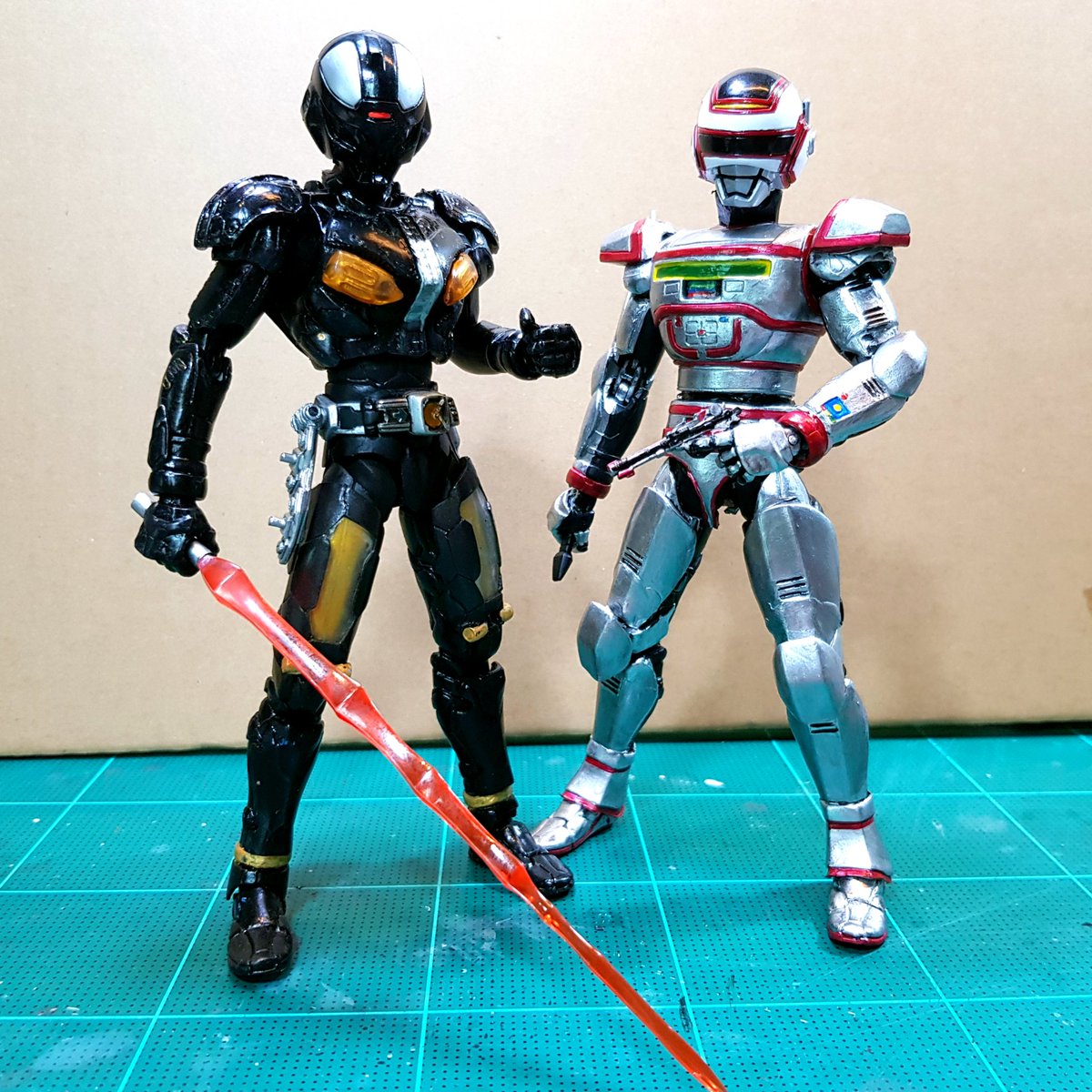 巨獣特捜ジャスピオン Jaspion＆マッドギャラン 塗装消しゴム 巨獣特捜ジャスピオン Jaspion＆マッドギャラン 塗装消しゴム