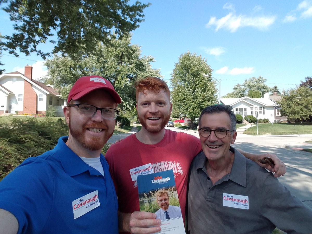 Cavanaugh4NE's tweet photo. Thanks to all the folks who walked with me today, we made some real progress. https://t.co/9TF2OGSkMW