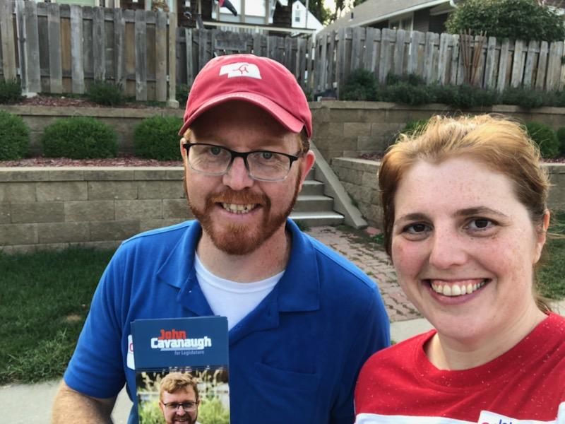 Cavanaugh4NE's tweet photo. Thanks to all the folks who walked with me today, we made some real progress. https://t.co/9TF2OGSkMW
