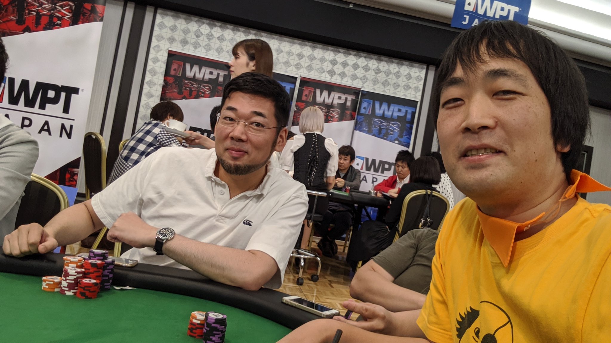 池内一樹 ひゃっほう ポーカー 漫画家のピョコタンさんとwpt Japanで同卓 ピョコタンさんとお会いしたのは確か06年くらいに開催したvvsopというイベントに来てくれたのが最初 当時はajpcもjoptも無かった 十年以上経ってwptやwsopで同席するのは胸