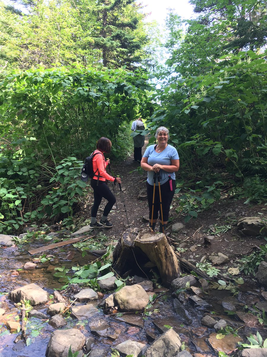 kathywasson70's tweet photo. Some amazing hikes today at Meat Cove, NS and Kauzmann Trail in Northern CB. Death defying drives and incredible views you just can't put into words. We'll never forget this day #Goddessweekend https://t.co/ag5sNhaSYQ