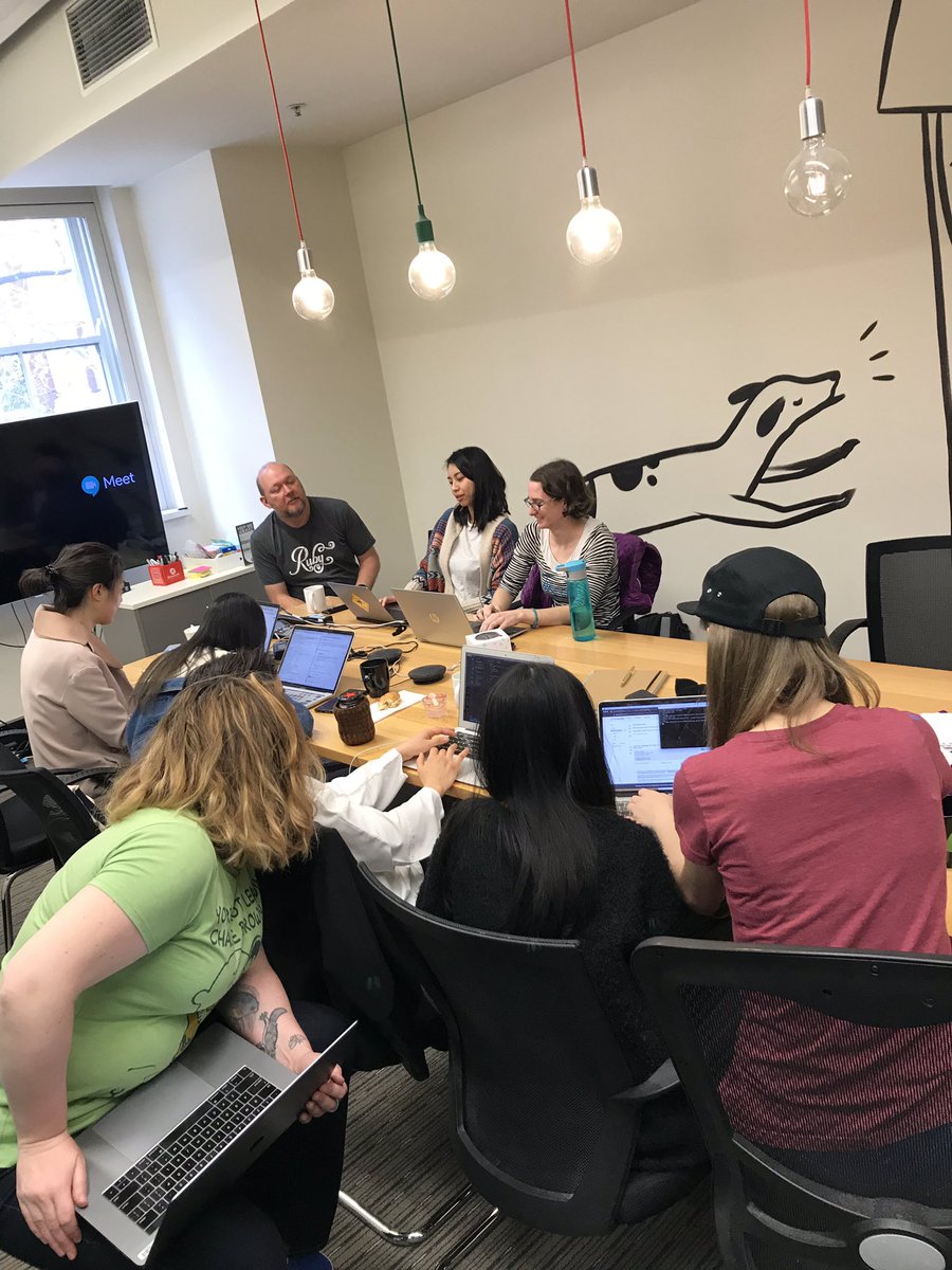 Sharon_AV's tweet photo. Another great day of @RailsGirls_AU  in Melbourne. Thanks @rubyaustralia and @envato https://t.co/Rd48vx0B4g