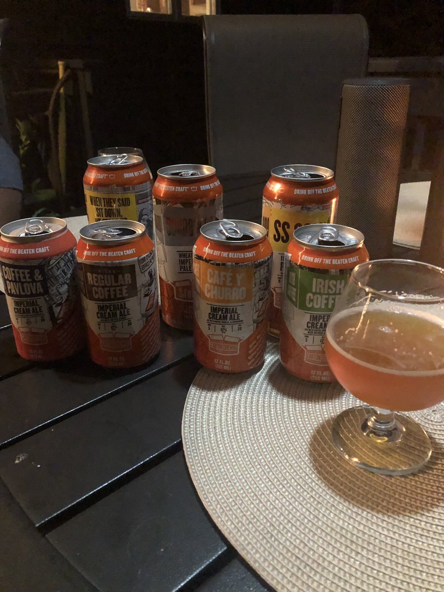 Cinco70Denton's tweet photo. It’s a @cartonbrewing type of night #ihadhelp https://t.co/1g0PQ1BGRr