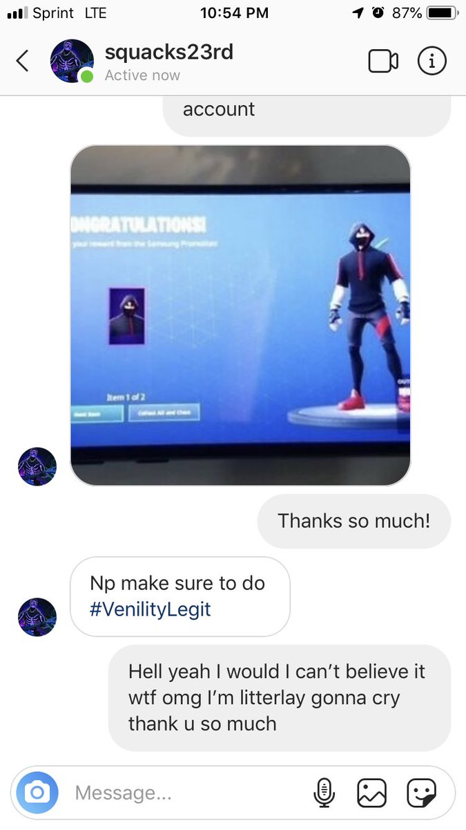 Squacks2's tweet image. I can’t believe this actually worked lmao 100% recommend him I’m shocked really thought I finna get scammed #VenilityLegit