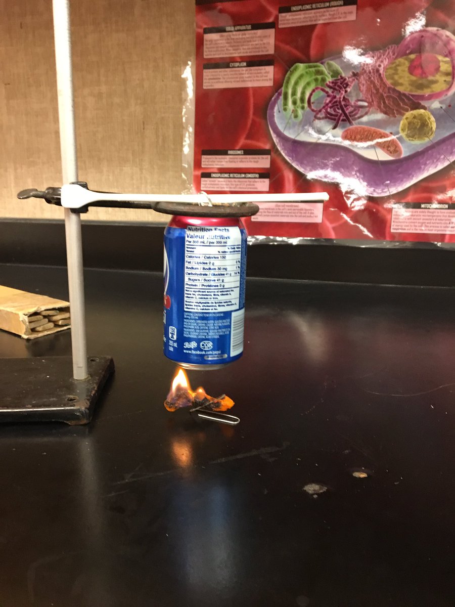 cbussing1's tweet photo. Food Energy lab for chemistry 30 #enthalpy #pullinghairbackforsafety #csd71 https://t.co/aT8pFvK4A6