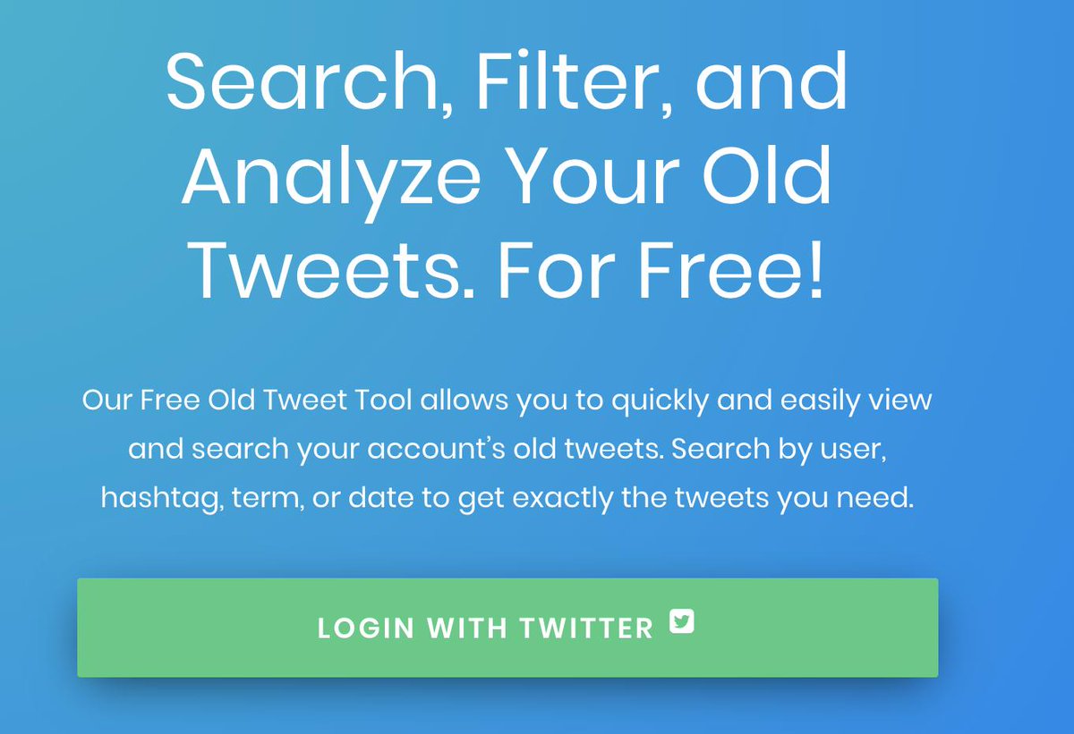 Twilert's tweet photo. @Liberal_Advance @mterr337 @pebbles_9010 @catahari1 We built a tool to help people with this.

It's a free auditing tool helps you search filter, and delete tweets you may no longer want public.

 --> https://t.co/ykGAOffIlI 

#oldtweets #embarrassing #tweetaudit https://t.co/LtDwI8PH7Y