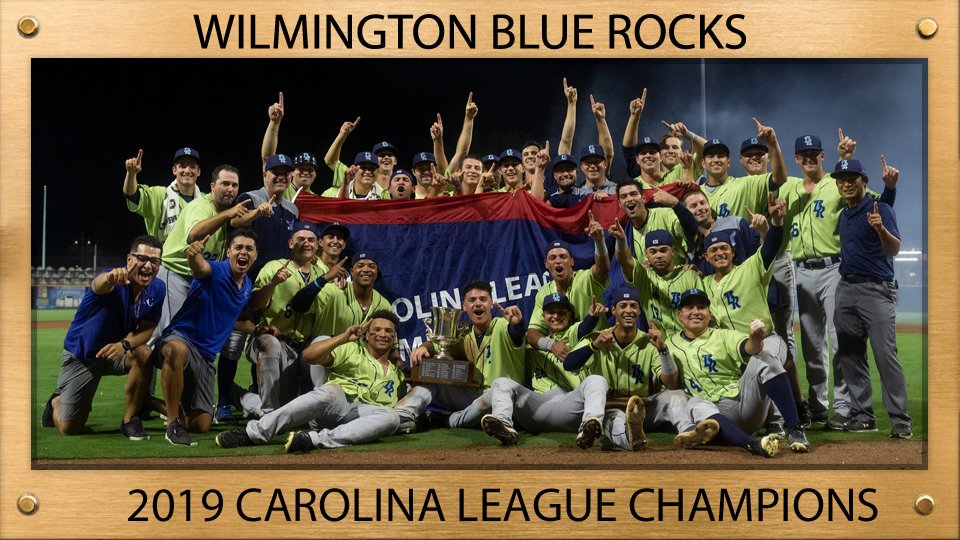 The <a href="/WilmBlueRocks/">Wilmington Blue Rocks</a> are partying like it's 1999. The #Royals affiliate collected its first Mills Cup in 20 years. 

🏆: atmlb.com/31nsBnz