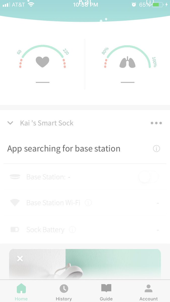 app searching for base station owlet