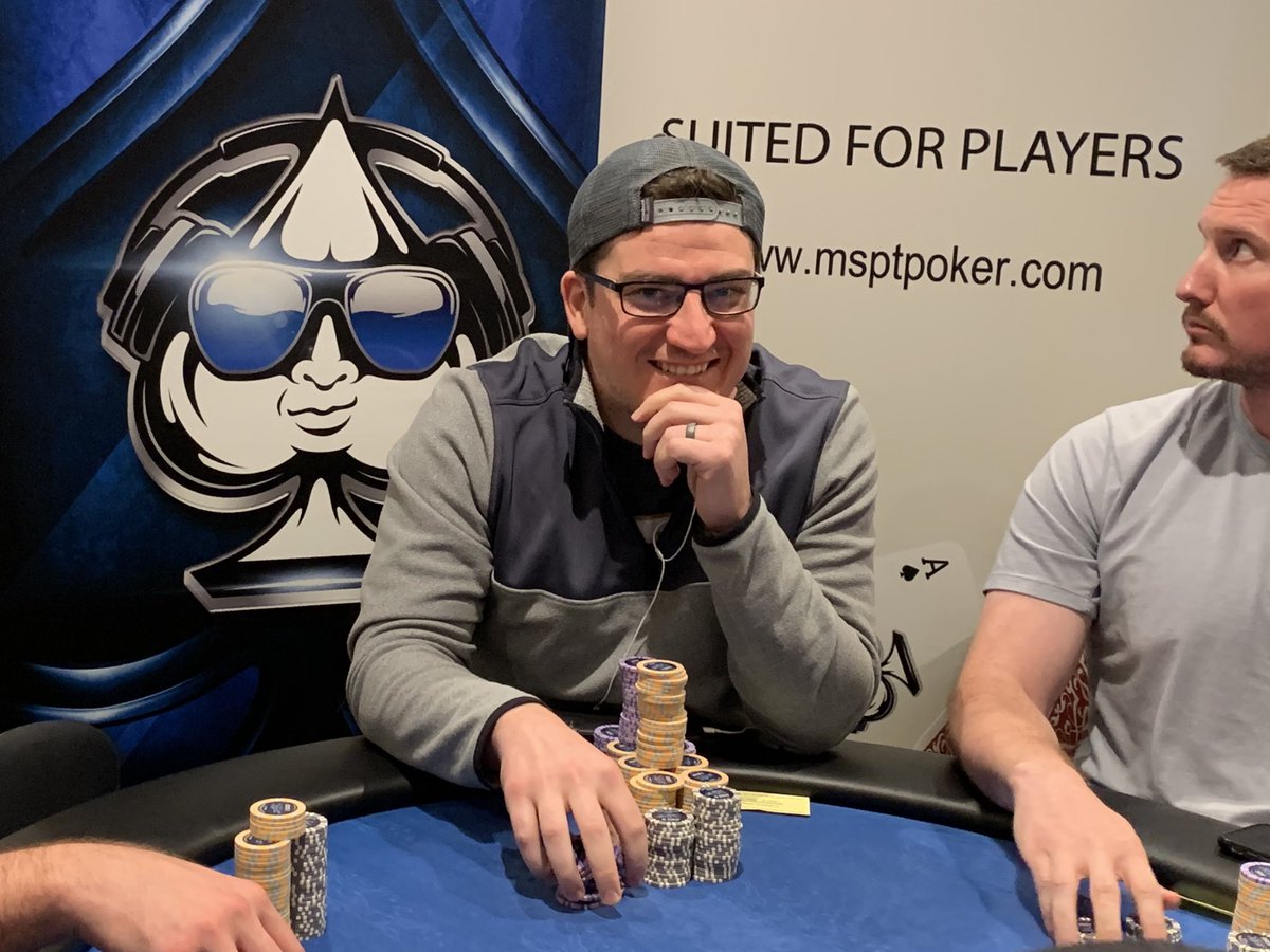 msptpoker's tweet photo. #MSPT157 at @CanterburyCards drew 472 entries with 63 advancing to Day 2!
54 players are guaranteed $2,054 with $98,113 up top!
Trenton Wilt bagged the Day 1C chip lead with 364,500.
Seat draw: https://t.co/zi23uAUxOx
#canyoufeelit https://t.co/jcDMAKv8Tt