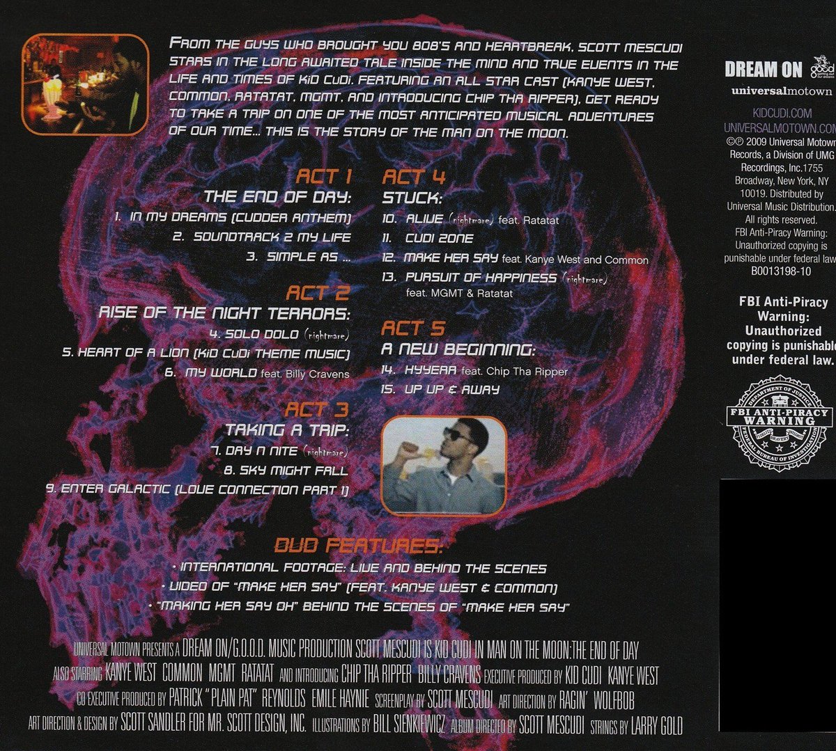 Mongrel's tweet photo. happy 10 years to man on the moon 1. i’ll never forget the first time i heard it. an album that has saved countless lives. thank you @KidCudi! we bumping this all day! 🌹 https://t.co/XHrWdNbCZx