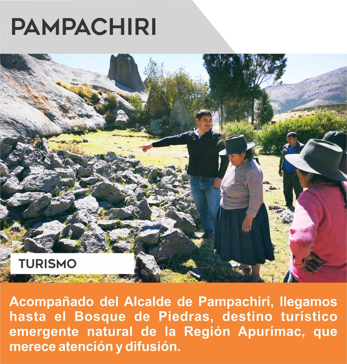 #Apurímac, en las últimas semanas se vino realizando un trabajo arduo a favor de la población, recordemos parte de  esta labor para nuestra Región. #Terepresenta, #Perú #PAMPACHIRI <a href="/MinCulturaPe/">Ministerio de Cultura del Perú</a> #Turismo
