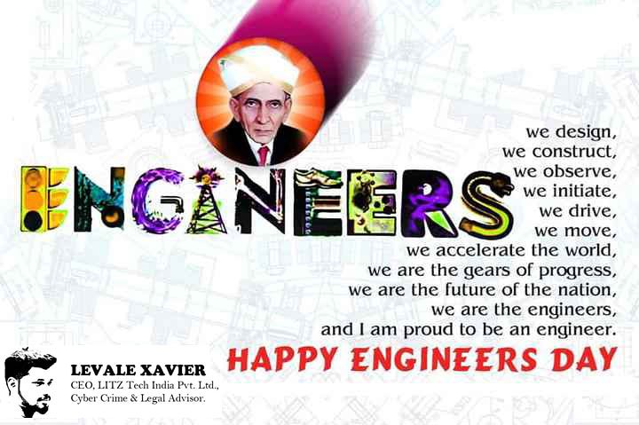 xlevale's tweet image. Engineers, they 
build for betterment, 
Break for improvement, 
Look for new perspective in every nook &amp;amp; corner. Thanks for making our life easy. Happy Engineer&apos;s day!

#Happyenggday , #litztech , #levalexavier #levale #lawyer