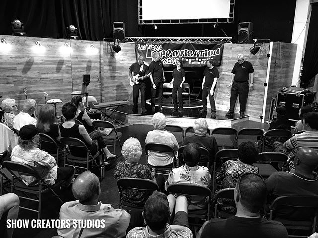 Las Vegas Improvisation Players performing comedy for a full house at the studio! . ShowCreatorsStudios.com