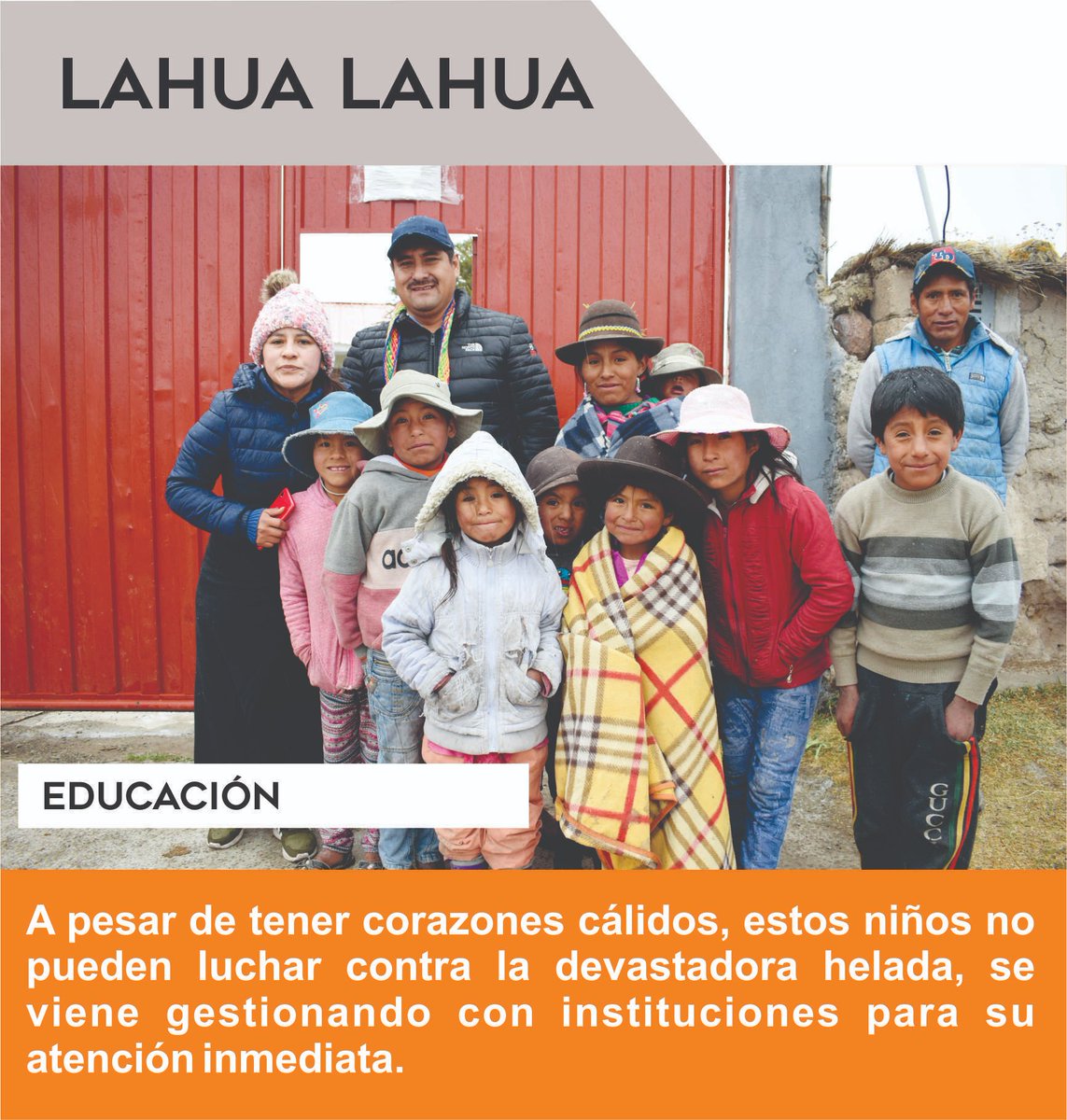 #Apurímac, en las últimas semanas se vino realizando un trabajo arduo a favor de la población, recordemos parte de  esta labor para nuestra Región. #Terepresenta, #Perú #Helada #Lahualahua #educación