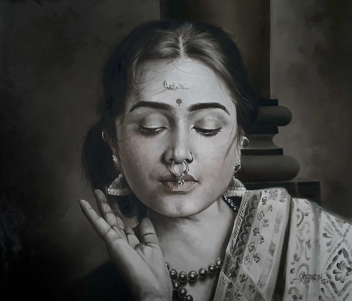 Artonomics1's tweet photo. Rajasekharan Parameswaran - A realist oil painter. https://t.co/mMqr7KY5Ot

#artonomics #artmagazine #artistinterview #featuredartist #artistonline #artistoftheday #realism #realisticart #portrayart #portray #oilpainting #artcafe #artistsonsocialmedia https://t.co/dn6bsDVsLv