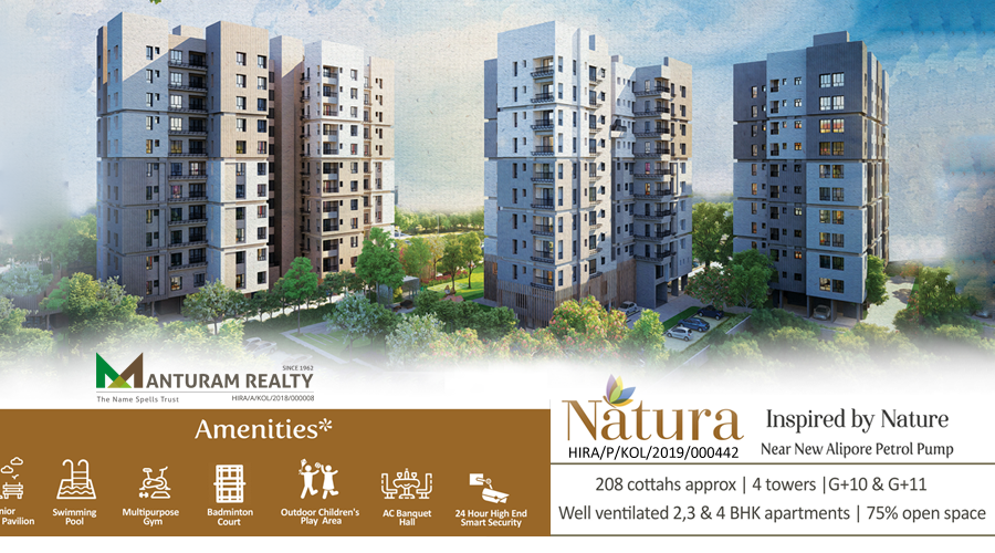 ManturamRealty's tweet photo. Introducing #Natura the tallest tower in #Alipore offering uber premium homes. Make an abode in this dream apartment. We are just a call away - 9831079112
#ManturamRealty #Realtor #RealEstate #Apartments #ModernHome #LavishComplex #Propertyinkolkata https://t.co/jA46kCqWKW