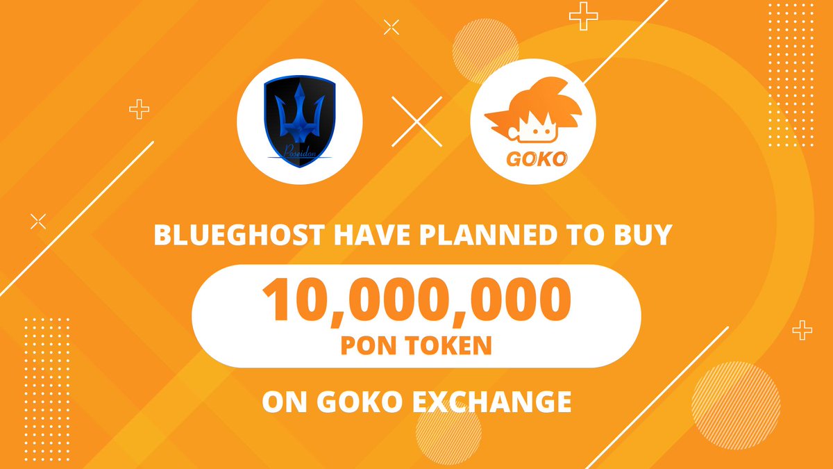 Second! 

10 milion $PON Token on Goko

#PON $PON $USDT