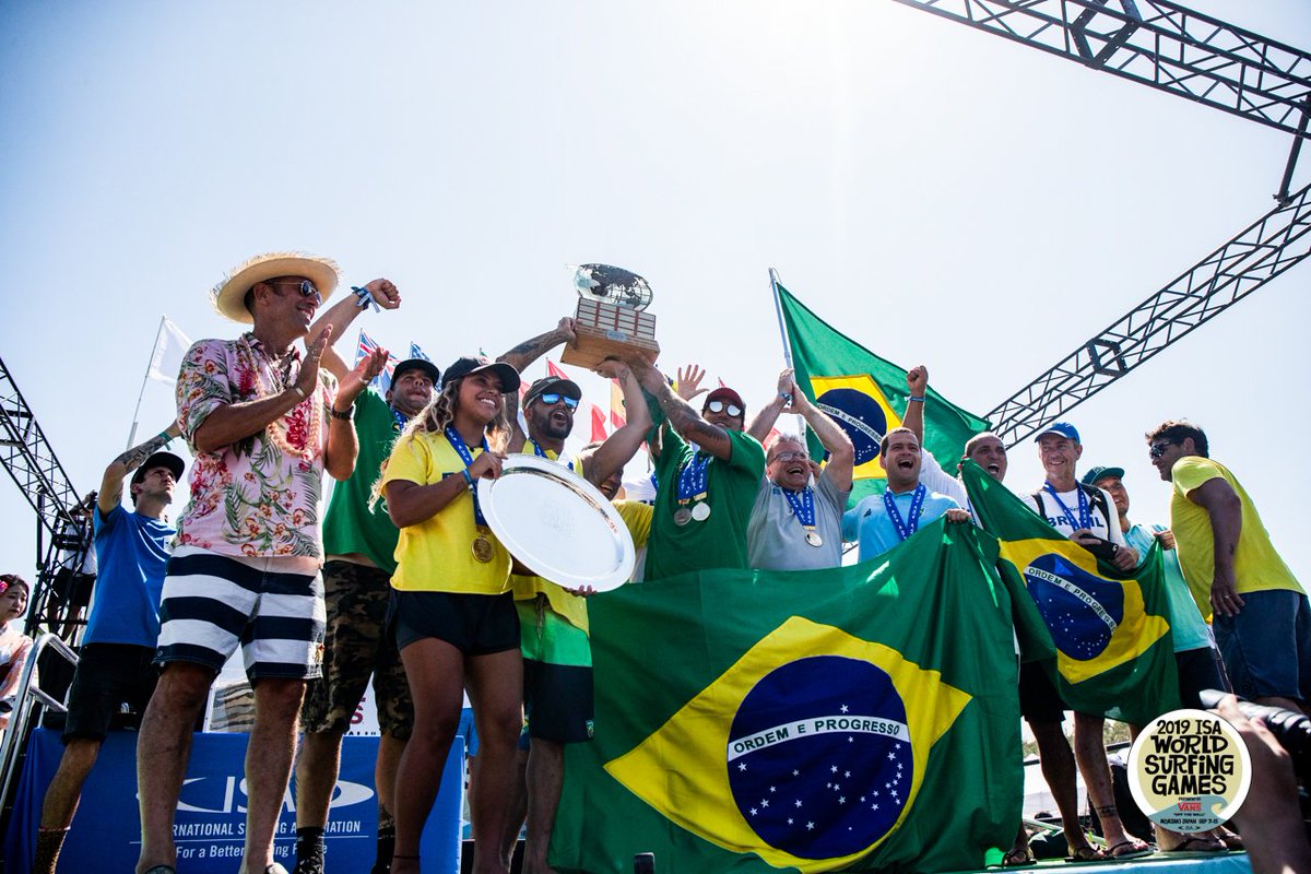 WSG_Miyazaki's tweet photo. ISA WORLD SURFING GAMES
団体戦優勝はブラジル🇧🇷🇧🇷🇧🇷🇧🇷🇧🇷🇧🇷
photo_WSG・LOC ogakiyo
@vanssurf
#ISAworlds #isawsg #ワールドサーフィンゲームス
#サーフィン
#宮崎 https://t.co/MocVVeOiBl