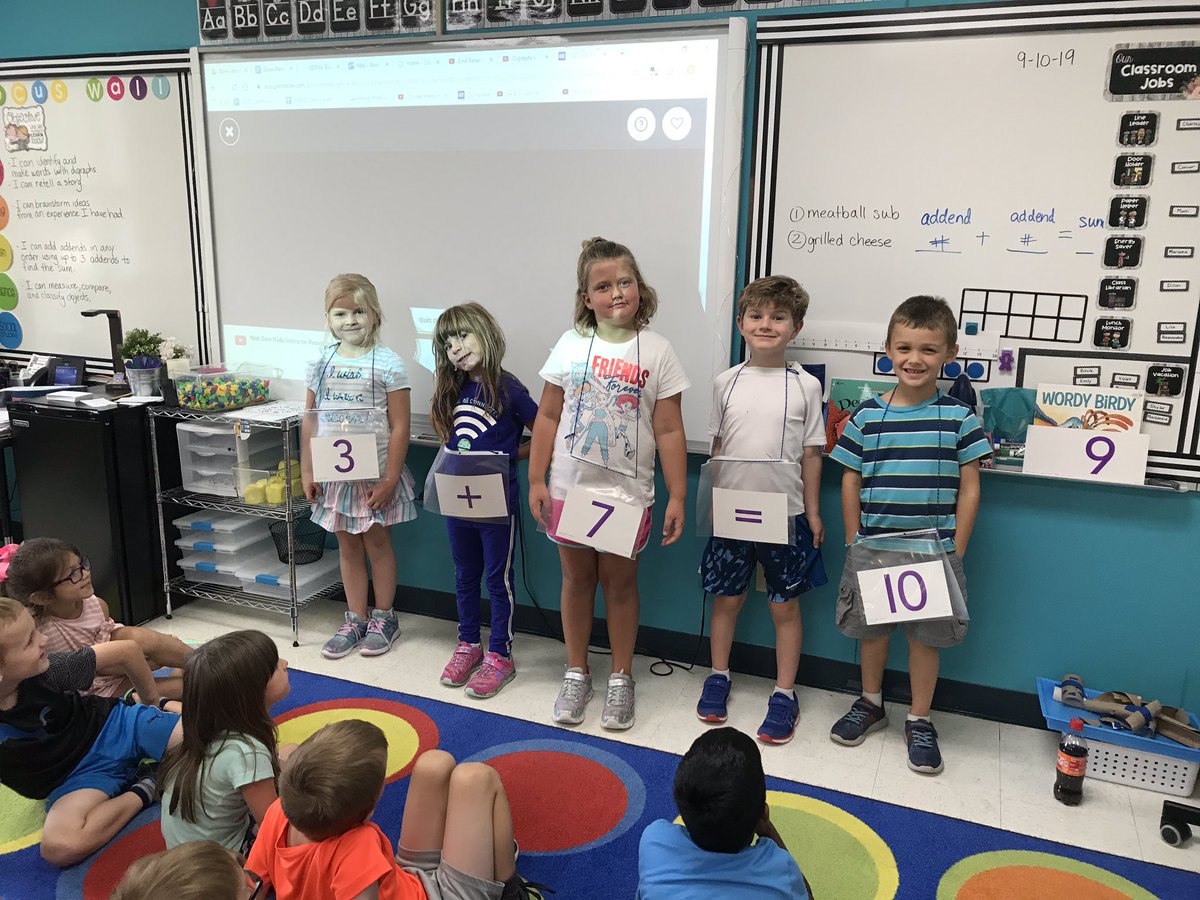 Mrs_Bowe's tweet photo. #mathROCKS #1stIsOnPoint @FairOaksRanchES #funinfirst @reagantunstall #guidedmath https://t.co/KVGQjt6QxV