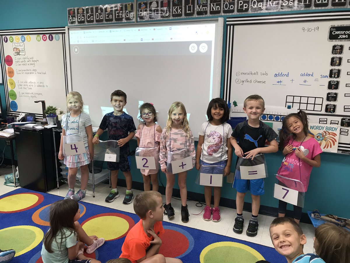 Mrs_Bowe's tweet photo. #mathROCKS #1stIsOnPoint @FairOaksRanchES #funinfirst @reagantunstall #guidedmath https://t.co/KVGQjt6QxV