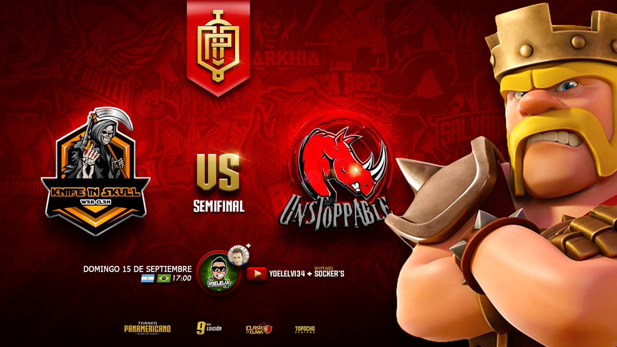 yoelelvi34's tweet image. 🔴MAÑANA @CocTorneo  NO TE PIERDA LA SEMIFINAL QUE DECIDIRA QUIEN SE ENFRENTA A @ClanT1P_CoC QUE TIENE SU PASE ALA FINAL🔴

🤯@Unstoppable_CoC VS @KnifeInSkullCoC GUERRA DE INFARTO 

🤩PREMIOS SIIIIII

😎INVITADO:@Sockers_ CON TODOS LOS PODERES 

🗣️AQUI:youtube.com/channel/UCUlUK…😘