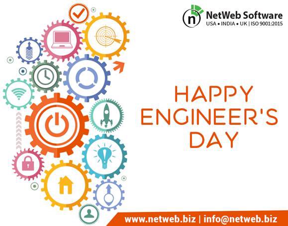 netwebsoftware's tweet photo. A big applaud to engineers who play a crucial role in building and contributing to innovations and technology that makes world a better place to live!
Wishing you a very #HappyEngineersDay!
#NetWebBelieves #EngineersDay2019 #BestPlacetoWork #NetWeb #Technology #Innovation #AI https://t.co/gUbGGU3izM